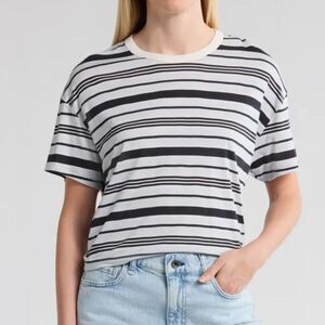 Rag & Bone Mai Boxy Stripe T-Shirt size XS